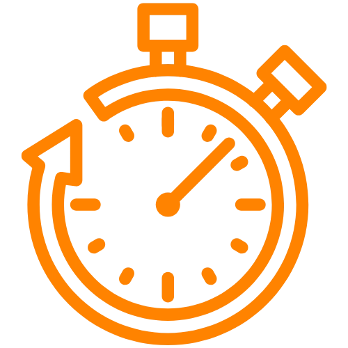 icone horloge gain de temps