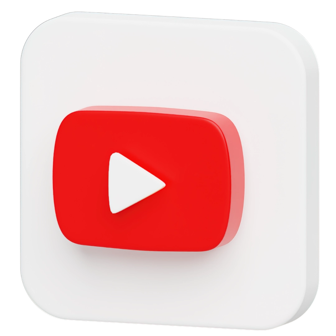 icone youtube 3D